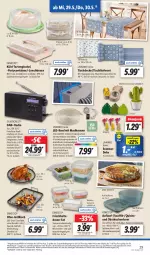 Gazetka promocyjna Lidl - Aktionsprospekt - Gazetka - ważna od 01.06 do 01.06.2024 - strona 35 - produkty: akku, angebot, auto, Container, coupon, decke, eier, eis, elle, erde, ernesto, frischhaltedosen, grill, Heu, ilag, kissen, korb, kuchen, Läufer, leds, lunchbox, mikrowelle, obst, Ofen, Persona, Quiche, Radio, reis, Ria, silvercrest, smartphone, spülmaschinen, tablet, Ti, tisch, tischdecke, tischläufer, torte, uhr, usb, ZTE