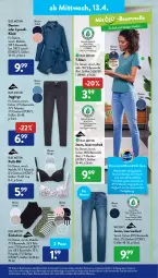 Gazetka promocyjna AldiSud - ALDI Aktuell - Gazetka - ważna od 16.04 do 16.04.2022 - strona 9 - produkty: alle artikel ohne dekoration, Bau, baumwolle, bio, dekoration, dell, eis, elle, gin, jeans, kleid, Kleidung, Mode, Pulli, shirt, söckchen, T-Shirt, Ti, wasser, wolle, Yo, ZTE