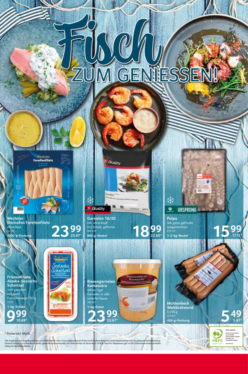 Aktueller Prospekt Selgros - Food - von 11.05 bis 17.05.2023 - strona 32 - produkty: angebot, eis, elle, filet, filets, forelle, garnelen, LG, Ofen, Rauch, reis, rel, riesengarnelen, steinofen, tee, Ti, Yo