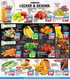 Gazetka promocyjna Hit - Wochenprospekt - Gazetka - ważna od 18.10 do 18.10.2025 - strona 2 - produkty: apfel, auer, aus dem kühlregal, banane, bananen, berliner, bio, bio hit, braten, butter, clementinen, discount, eis, feldsalat, flasche, fleisch, frucht, früchte, fruchtfleisch, glasflasche, grana, granatapfel, gurke, gurken, ingwer, kartoffel, kartoffeln, kühlregal, Kürbis, Löffel, mac, messer, möhren, nuss, orange, orangen, orangensaft, Rana, Rauch, regal, reis, saft, salat, Schal, Schale, smoothie, smoothies, snack, spaghetti, speisekartoffeln, strauchtomaten, tafeläpfel, tafeltrauben, Ti, tisch, tomate, tomaten, trauben, true fruits, ZTE, zucker