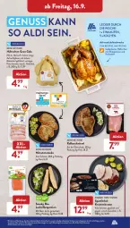 Gazetka promocyjna AldiSud - IN ZWEI WOCHEN - Gazetka - ważna od 17.09 do 17.09.2022 - strona 25 - produkty: aldi, alle artikel ohne dekoration, bio, braten, dekoration, eis, filet, fleisch, geback, gin, kalbsschnitzel, Kette, Kroketten, krustenbraten, lachs, lachsfilet, mais, minutensteaks, nuss, reis, SANTE, Schal, Schale, schnitzel, schwein, steak, steaks, Ti, wein, ZTE