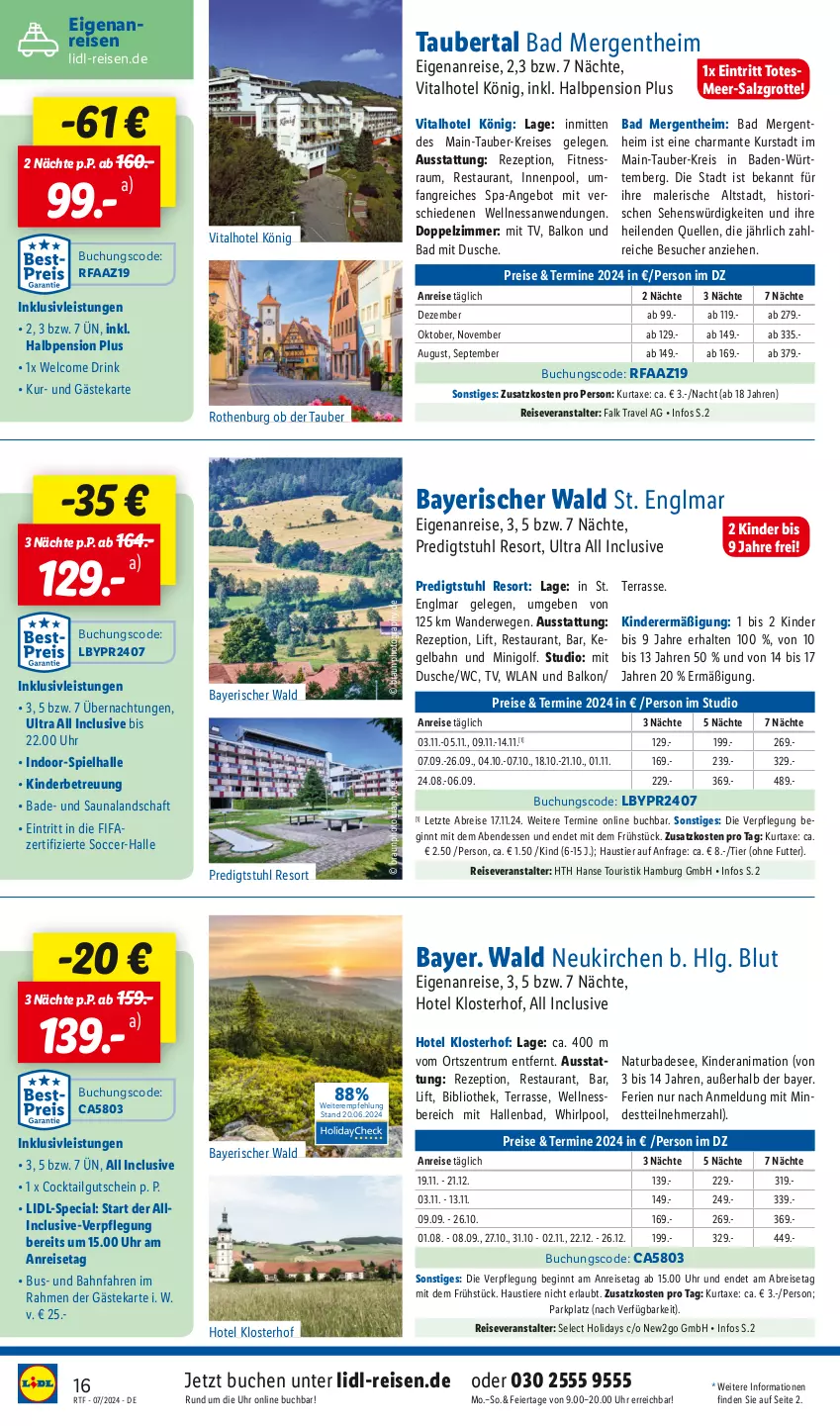 Aktueller Prospekt Lidl - Reisehighlights Nah & Fern - von 13.07 bis 15.08.2024 - strona 16 - produkty: angebot, aust, axe, Bad, braun, Brei, buch, cocktail, drink, dusche, eier, eis, elle, gin, gutschein, harman, inklusivleistungen, innenpool, Kinder, kurtaxe, LG, natur, pool, reis, reiseveranstalter, rezept, rum, rwe, salz, Stier, stuhl, Ti, Tiere, uhr, vita, wellnessbereich, Whirlpool, ZTE