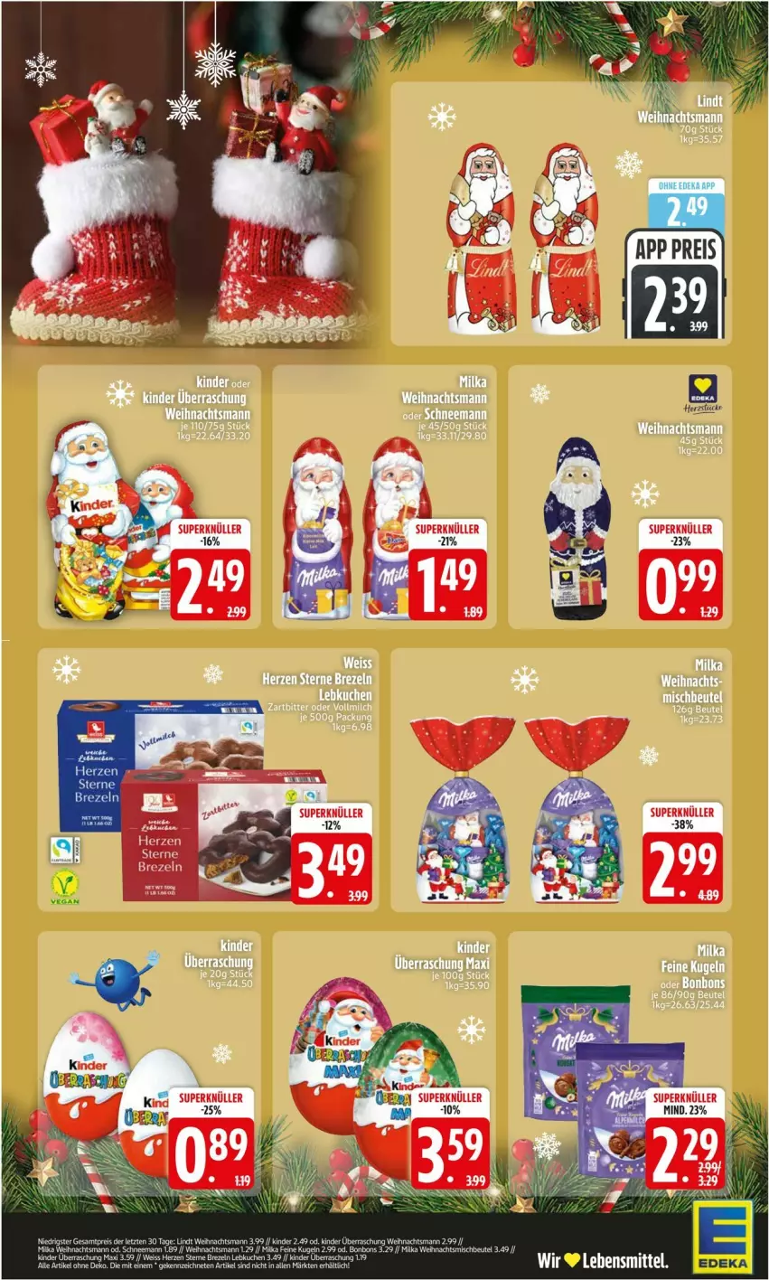 Aktueller Prospekt Edeka - Prospekte - von 01.12 bis 06.12.2025 - strona 2 - produkty: brezel, Brezeln, deka, eis, kuchen, reis, ZTE