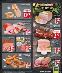 Gazetka promocyjna Edeka - Prospekte - Gazetka - ważna od 06.12 do 06.12.2025 - strona 17 - produkty: burger, eis, gin, Käse, knacker, lebensmittel, leine, Neuburger, Ofen, regensburger, reis, Speck, südtiroler, Ti, ZTE