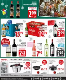 Gazetka promocyjna Edeka - Prospekte - Gazetka - ważna od 06.12 do 06.12.2025 - strona 23 - produkty: alkohol, auer, bratpfanne, budweiser, burgunder, decke, Deckel, deka, dornfelder, eis, elle, flasche, grauburgunder, Kochtopf, merl, merlot, nuss, pfanne, riesling, rouge, schmorpfanne, Schnellkochtopf, tefal, teller, Ti, topf, wein