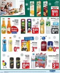 Gazetka promocyjna Edeka - Prospekte - Gazetka - ważna od 06.12 do 06.12.2025 - strona 24 - produkty: Alwa, amecke, deka, drink, eis, elle, flasche, frucht, fruchtsaft, gin, limo, limonade, mineralwasser, natur, natürliches mineralwasser, Nektar, orangina, pet-flasche, reis, rel, saft, Soda, tee, Ti, valensina, vitrex, wasser, Yo, ZTE