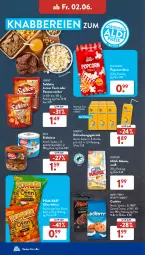 Gazetka promocyjna AldiSud - NÄCHSTE WOCHE - Gazetka - ważna od 03.06 do 03.06.2023 - strona 39 - produkty: bounty, caramel, cookie, cookies, cracker, eis, erdnüsse, erfrischungsgetränk, getränk, kirsch, kirsche, lorenz, mais, mars, milch, Milch Mäuse, Ofen, paprika, pom-bär, popcorn, reis, saltletts, salz, snack, snacks, Sun Snacks, twix, ültje