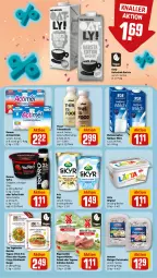 Gazetka promocyjna Rewe - Prospekte - Gazetka - ważna od 28.09 do 28.09.2024 - strona 14 - produkty: ACC, actimel, actimel drink, arla, arla skyr, Becher, beere, burger, danone, danone actimel drink, drink, eis, erdbeere, filet, filets, fleisch, fleischsalat, gin, hafer, Haferdrink, haltbare milch, homann, lätta, milch, Ria, rügenwalder, salami, salat, schinken, schinken spicker, Skyr, The Vegetarian Butcher, Ti, Vegeta, weihenstephan, Yo