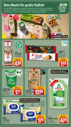 Gazetka promocyjna Rewe - Prospekte - Gazetka - ważna od 28.09 do 28.09.2024 - strona 9 - produkty: Abba, aloe vera, andechser natur, asti, Bau, Becher, beutel, bio, bohne, bohnen, Brei, café royal, debeukelaer, decke, feuchtes toilettenpapier, Frosch, jogurt, Kugel, lachs, mac, natur, papier, pflanze, pflanzen, rwe, Tempo, Ti, toilettenpapier, waschmittel