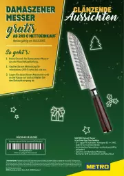 Gazetka promocyjna Metro - Gratiszugabe Messer - Gazetka - ważna od 18.12 do 18.12.2021 - strona 1 - produkty: Abtei, edelstahl, erde, Geschenkbox, gutschein, LG, lieferservice, messer, Metro, Ti