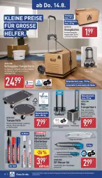 Gazetka promocyjna Aldi Nord - Von Montag - Gazetka - ważna od 16.08 do 16.08.2025 - strona 24 - produkty: auto, brie, eis, expertiz, Germ, gin, Holz, Kette, latte, leine, LG, messer, Rauch, reis, Sport, teppich, Ti, tisch, transportkarre, umzugskarton, wasser, ZTE