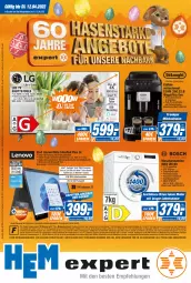 Gazetka promocyjna Expert Singen - Prospekte - Gazetka - ważna od 12.04 do 12.04.2022 - strona 1 - produkty: abholpreise, alle preise sind abholpreise, angebot, angebote, aqua, aquastop, auer, auto, Bad, buch, consors finanz, dell, dvb, DVB-T, eis, festplatte, gefu, gin, HDMI, Intel, kaffee, kaffeevollautomat, kamera, latte, lautsprecher, led tv, LG, mastercard, milch, Mode, Pentium, reis, schlauch, smart tv, ssd, Ti, tuner, usb, waschmaschine