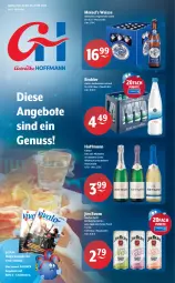 Gazetka promocyjna Getraenke Hoffmann - Prospekte - Gazetka - ważna od 27.08 do 27.08.2022 - strona 1 - produkty: alkohol, angebot, angebote, Apple, bourbon, decke, eis, gin, jim beam, mais, natur, nuss, payback, rel, sekt, Sprizz, Ti