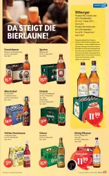 Gazetka promocyjna Getraenke Hoffmann - Prospekte - Gazetka - ważna od 27.08 do 27.08.2022 - strona 7 - produkty: alkohol, Bad, Berger, bier, bitburger, brause, burger, coca-cola, cola, diebels, drink, drinks, eis, elle, fassbrause, flasche, franziskaner, frucht, Gesundheit, gin, gösser, granini, ice tea, könig pilsener, limo, mac, Mio Mio, mönchshof, monster, natur, nuss, oder radler, orange, pfanne, Pfanner, pils, pilsener, premium pils, radler, Rana, Spaten, tender, Ti, veltins, weck, weissbier, zitrone