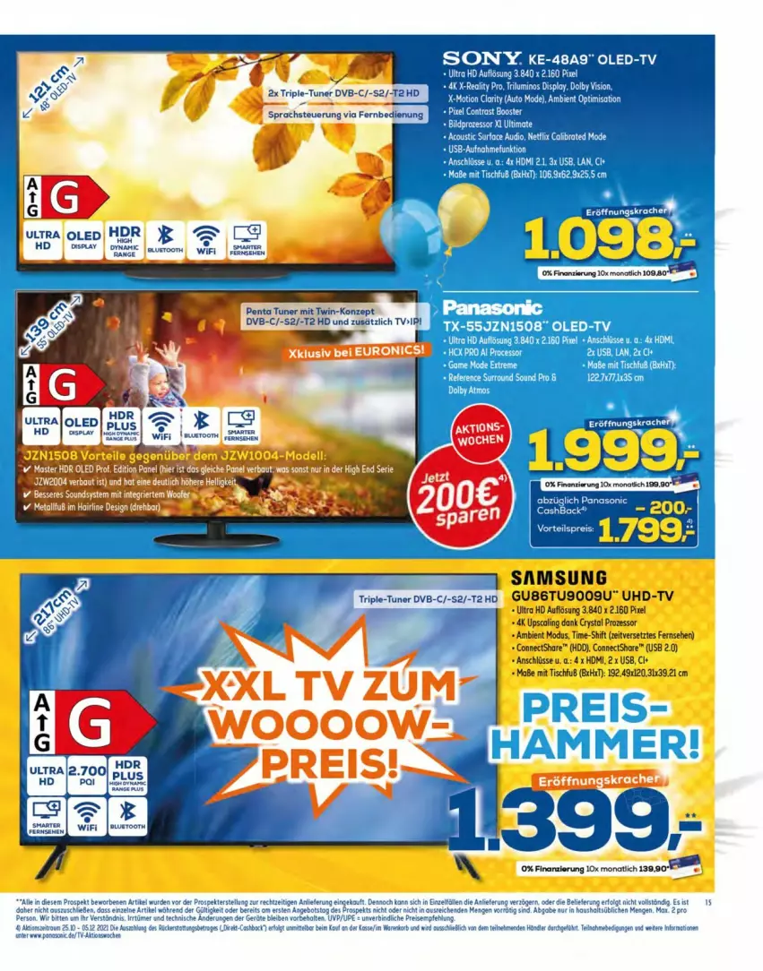 Aktueller Prospekt Euronics - Prospekte - von 03.11 bis 10.11.2021 - strona 15