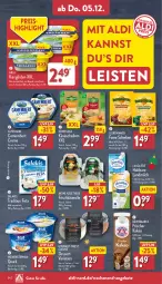 Gazetka promocyjna Aldi Nord - Von Montag - Gazetka - ważna od 07.12 do 07.12.2024 - strona 34 - produkty: aldi, alkohol, Alpenhain, angebot, angebote, arla, bärenmarke, Becher, camembert, creme, dessert, eis, feta, frischkäse, Kærgården, kakao, Käse, käsescheiben, käsetheke, kerrygold, landliebe, landmilch, leerdammer, milch, quark, rapsöl, reis, Ria, salakis, Streichzart, Ti, tisch, weihenstephan