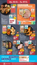 Gazetka promocyjna Aldi Nord - Von Montag - Gazetka - ważna od 07.12 do 07.12.2024 - strona 4 - produkty: aldi, bio, braten, brustfilet, discount, eis, elle, filet, fleisch, gewürz, gin, grill, hackfleisch, hähnchenbrust, hähnchenbrustfilet, hähnchenschenkel, henkel, Heu, Käse, kasseler, küche, Küchen, lebensmittel, leberkäs, leberkäse, monitor, Ofen, reis, Ria, rollbraten, rosmarin, rwe, Schal, Schale, schenkel, schinken, schinkenschnitzel, schnitzel, schwein, schweine, Schweinehackfleisch, steak, steaks, Ti, tisch, wein, weine, wurst