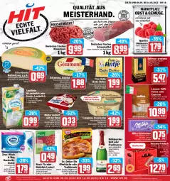 Gazetka promocyjna Hit - Prospekte - Gazetka - ważna od 14.05 do 14.05.2022 - strona 1 - produkty: alkohol, Becher, beere, beeren, beste butter, beutel, bourbon, bourbon vanille, butter, caffè crema, cremissimo, dallmayr, dallmayr prodomo, die ofenfrische, Dr. Oetker, ecco, eis, elle, espresso, filet, flasche, frau antje, frico, frucht, fruchtsecco, géramont, glasflasche, gouda, haushaltstücher, himbeer, himbeere, himbeeren, holländischer schnittkäse, joghur, joghurt, joghurt mit der ecke, Käse, Kette, knorr, knorr fix, landliebe, landmilch, langnese, langnese cremissimo, lavazza, medaillons, Meister, milch, milka, milka schokolade, Müller, natur, obst, oder espresso, Ofen, prodomo, reis, reiss, rel, rind, rinder, rotkäppchen, sapphire, Schmelzkäse, schnittkäse, schoko, schokolade, schwein, schweine, schweinefilet, sekt, sim, ssd, Streichzart, teller, Ti, tisch, tradizionale, tücher, vanille, wein, weine, zewa