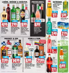 Gazetka promocyjna Hit - Prospekte - Gazetka - ważna od 14.05 do 14.05.2022 - strona 19 - produkty: amaro, averna, berentzen, bismarck, Cap, capri-sun, chia, cola, direktsaft, doppio passo, dry gin, ecco, eier, eierlikör, eis, elle, flasche, frucht, geldermann, getränk, getränke, gin, granini, granini die limo, grappa, Happy Day, kirsch, korn, kräuter, likör, limo, london dry, london dry gin, natur, natura, nuss, passo, prosecco, Rauch, reis, rum, saft, scotch, scotch whisky, sekt, single malt, Tanqueray, tee, teller, Ti, tuc, vodka, whiskey, whisky