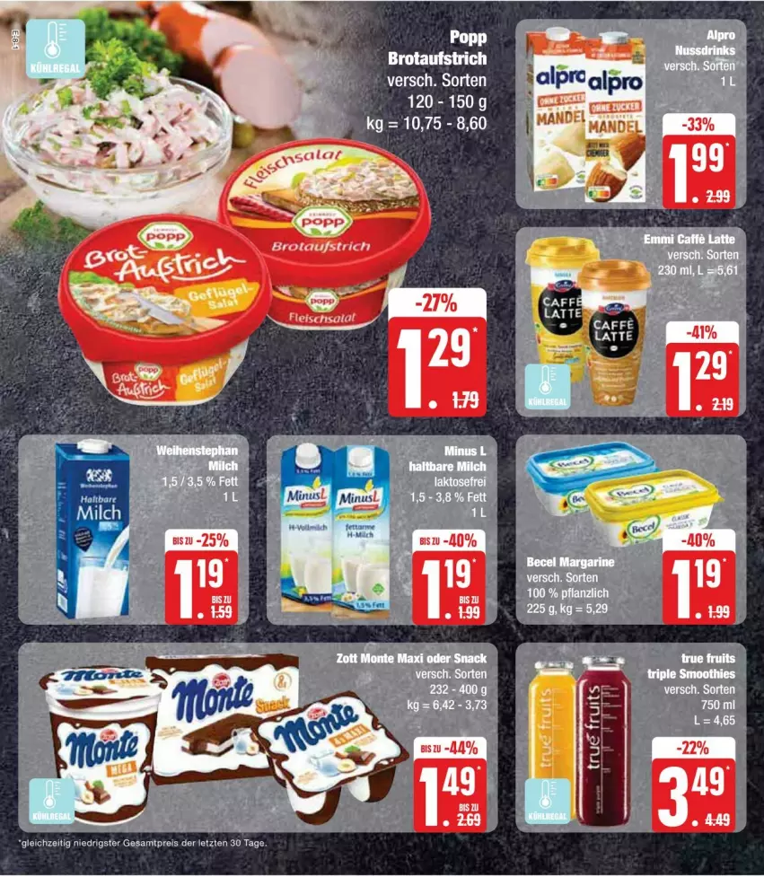 Aktueller Prospekt Edeka - Prospekte - von 22.01 bis 27.01.2024 - strona 12 - produkty: aufstrich, brot, brotaufstrich, eis, reis, smoothie, smoothies, Ti, ZTE