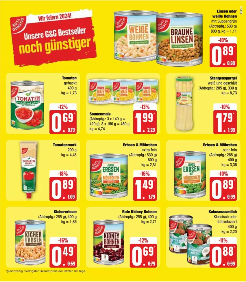 Aktueller Prospekt Edeka - Prospekte - von 22.01 bis 27.01.2024 - strona 15 - produkty: eis, mais, reis, Ti, ZTE