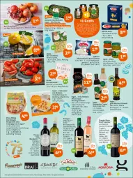 Gazetka promocyjna Tegut - Angebote der Woche - Gazetka - ważna od 23.07 do 23.07.2022 - strona 2 - produkty: alkohol, angebot, angebote, antipasti, asti, balsam, balsamico, barilla, Bau, beko, beutel, bio, bio-zitronen, bioland, champignon, champignons, cola, creme, dekoration, di bufala, doppio passo, eis, elle, erde, fisch, flasche, früchte, galbani, garnelen, getränk, getränke, gin, Gläser, grana, Granatäpfel, grüne oliven, gsw, krone, latte, margherita, mozzarella, natur, olaz, olive, oliven, olivenöl, osborne, passo, pasta, pesto, pizza, primitivo, Rana, rel, ricotta, riesengarnelen, ring, roséwein, rotwein, rucola, Schal, Schale, spinat, tempranillo, Ti, Tintenfischringe, tomate, tomaten, torte, tortelloni, trauben, wein, Weißwein, zitrone, zitronen