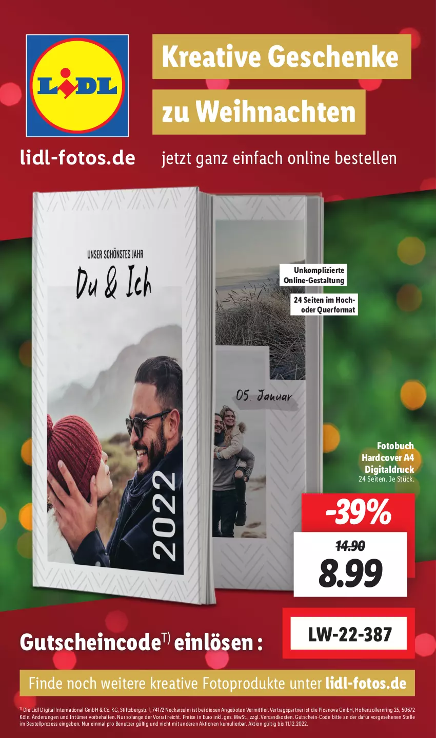 Aktueller Prospekt Lidl - Wochen-Highlights im Onlineshop - von 28.11 bis 04.12.2022 - strona 13 - produkty: angebot, angebote, buch, eis, elle, Fotobuch, gutschein, ndk, reis, ring, Ti, weihnachten