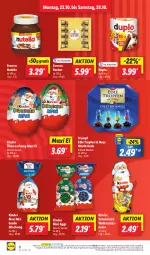 Gazetka promocyjna Lidl - Aktionsprospekt - Gazetka - ważna od 28.10 do 28.10.2023 - strona 10 - produkty: alkohol, angebot, coupon, duplo, eis, elle, ferrero, Ferrero Rocher, Kinder, Kinder Maxi, kinder schokolade, ndk, nuss, nutella, obst, preisvorteil, reis, rum, Schal, Schale, schoko, schokolade, teller, Ti