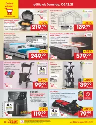Gazetka promocyjna Netto Marken-Discount - Filial-Angebote - Gazetka - ważna od 10.12 do 10.12.2022 - strona 28 - produkty: Bau, bett, boxspringbett, buch, eis, elle, ente, federkern, federkernmatratze, fritteuse, Frittierkorb, garraum, grill, Heißluftfritteuse, kernmatratze, Kinder, Kinderbett, korb, Kratzbaum, Liege, matratze, matratzen, ndk, ohne matratze, polsterbett, reis, rezept, ring, Schlitten, Tasche, taschen, taschenfederkernmatratze, Ti, topper, vita, Yo