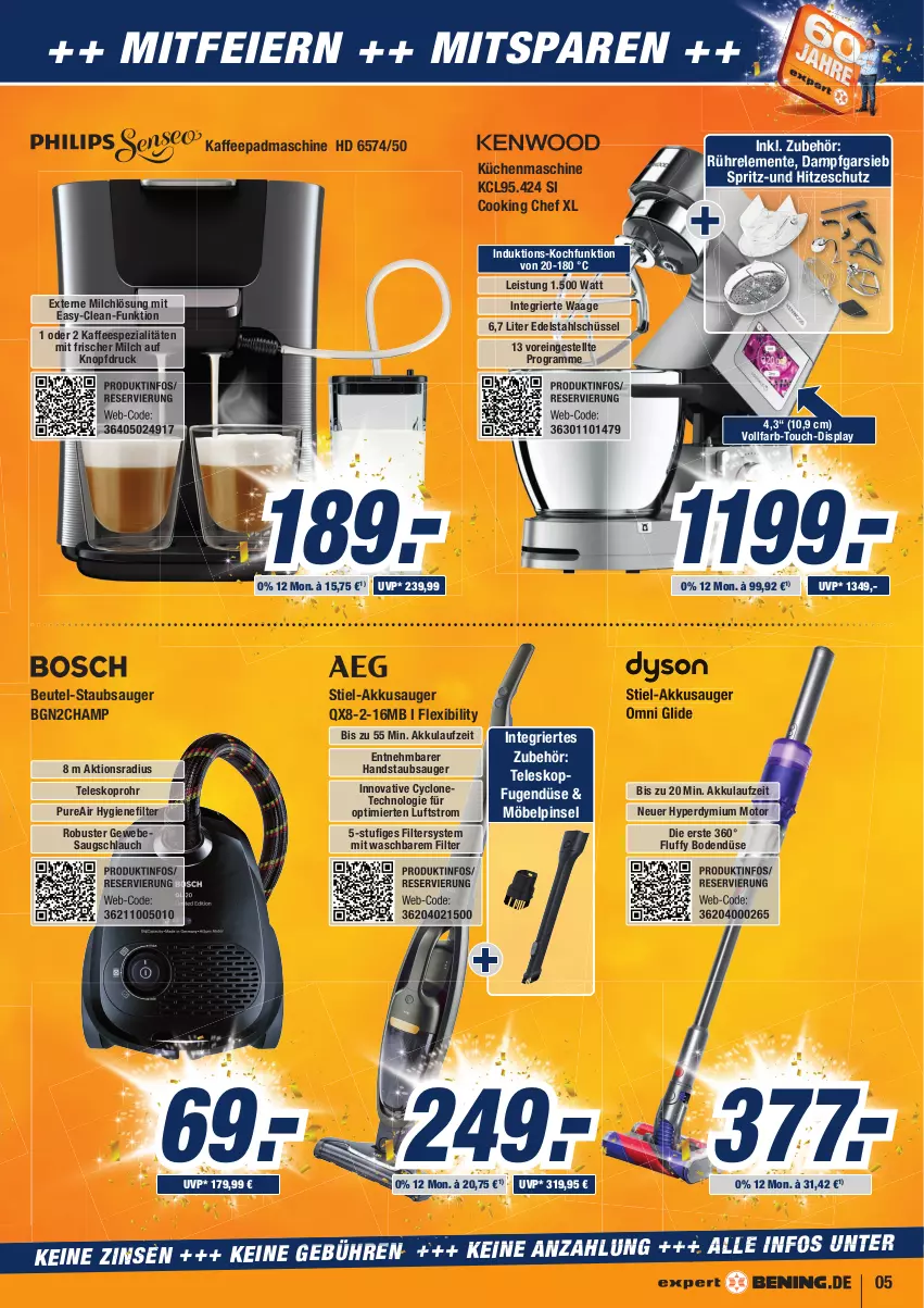 Aktueller Prospekt Expert Aurich - Prospekte - von 19.01 bis 25.01.2022 - strona 5 - produkty: akku, beutel, edelstahl, eier, eis, ente, handstaubsauger, hygienefilter, kaffee, kaffeespezialitäten, küche, Küchen, küchenmaschine, milch, möbel, Pinsel, rel, schlauch, schüssel, Spezi, staubsauger, Teleskop, Ti, Waage