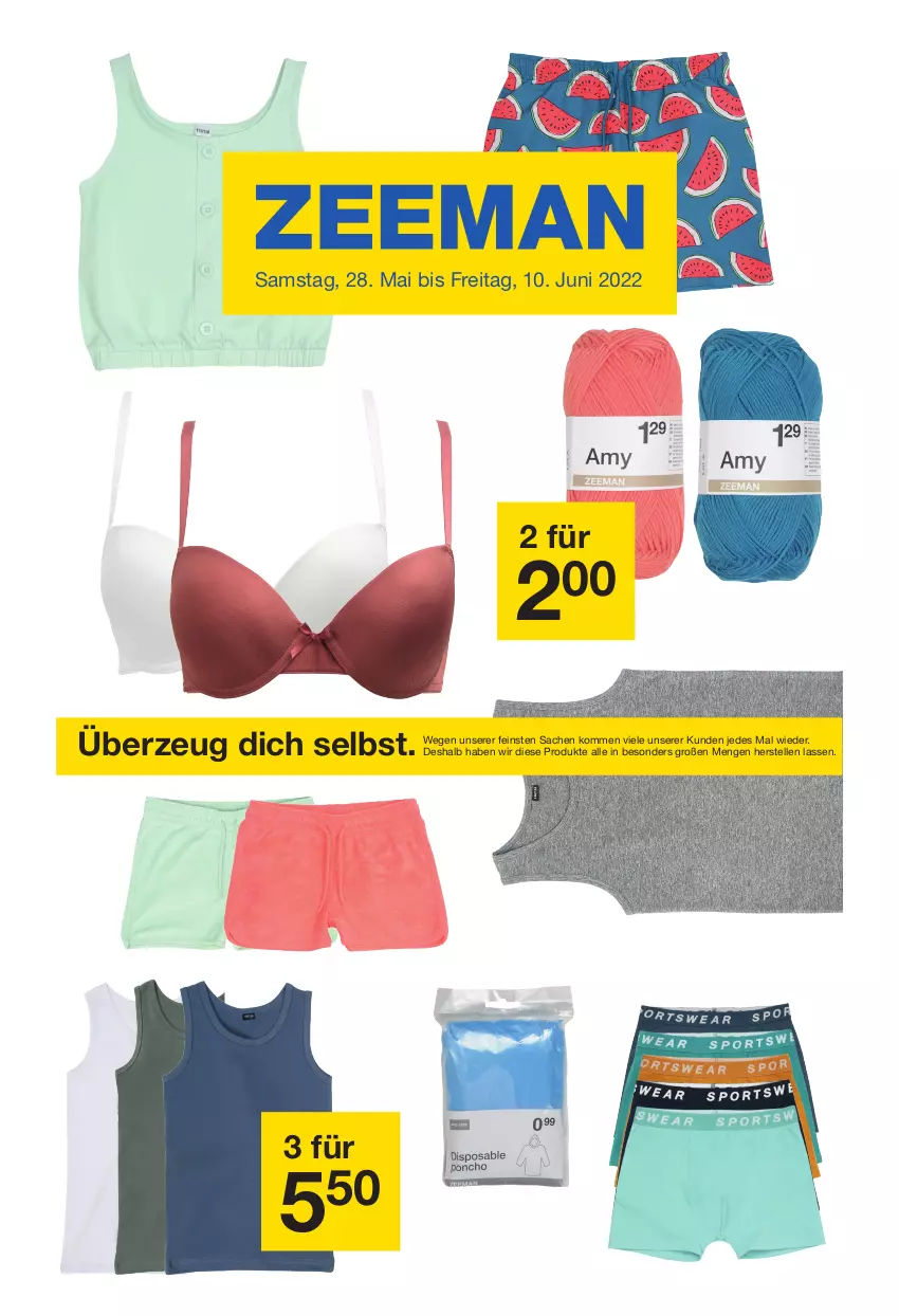 Aktueller Prospekt Zeeman - Prospekte - von 28.05 bis 03.06.2022 - strona 1 - produkty: elle, sac