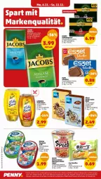 Gazetka promocyjna Penny - Prospekte - Gazetka - ważna od 11.11 do 11.11.2023 - strona 18 - produkty: Becher, beutel, gin, hafer, hühner, jacobs, kaffee, kaffeekapseln, kölln, langnese, mac, Muscheln, müsli, Nissin, nudel, schnitten, schoko, zucker