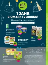 Gazetka promocyjna Denns Biomarkt - Prospekte - Gazetka - ważna od 10.05 do 10.05.2022 - strona 9 - produkty: angebot, angebote, auer, Bau, Bauer, Becher, bio, classico, creme, eier, eis, eiscreme, Faktu, fisch, Fischalternativen, fleisch, frische milch, Knuspermüsli, küche, mac, milch, müsli, nuss, quark, sac, sahne, Schal, speisequark, Spiele, Ti, Vegane Fleisch