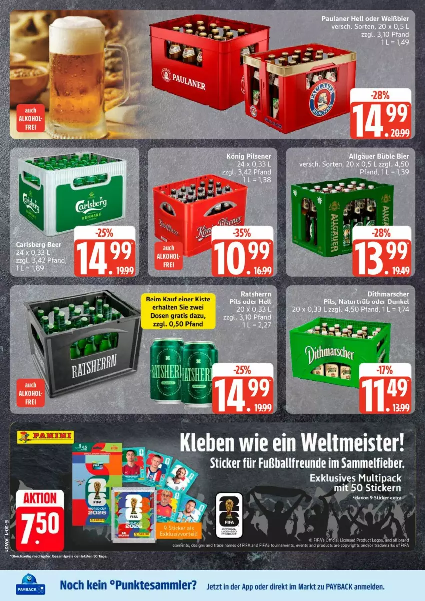 Aktueller Prospekt Edeka - Prospekte - von 18.05 bis 23.05.2026 - strona 21 - produkty: ball, Fußball, payback, tesa, Ti