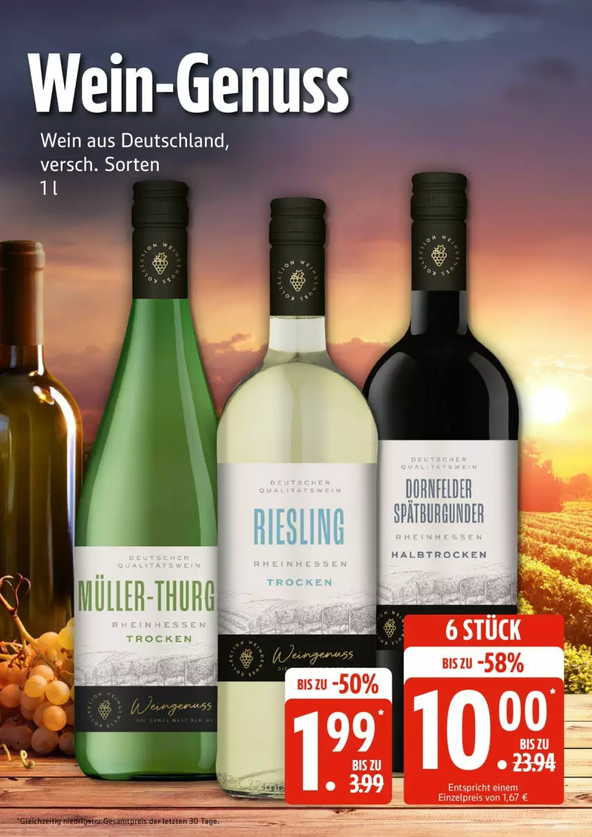 Aktueller Prospekt Edeka - Prospekte - von 18.05 bis 23.05.2026 - strona 24 - produkty: dornfelder, wein
