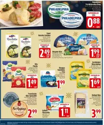 Gazetka promocyjna Edeka - Prospekte - Gazetka - ważna od 21.12 do 21.12.2024 - strona 12 - produkty: arla, auer, Bau, Bauer, bavaria blu, bergader, beutel, bio, Blüte, emmi, finello, gin, Heu, heumilch, Käse, käsescheiben, leerdammer, milch, moser, mozzarella, pfeffer, philadelphia, rel, Ria, sac, schafskäse, Spezi, zitrone, zitronen