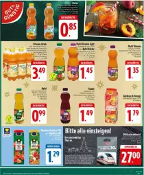 Gazetka promocyjna Edeka - Prospekte - Gazetka - ważna od 21.12 do 21.12.2024 - strona 25 - produkty: apfel, aprikose, direktsaft, drink, Elan, flasche, frucht, Nektar, orange, saft, Ti, vita, Vitamine, zucker