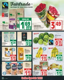 Gazetka promocyjna Edeka - Angebote der Woche - Gazetka - ważna od 18.03 do 18.03.2023 - strona 2 - produkty: auto, banane, bananen, beutel, bio, bio-bananen, blume, blumen, bohne, bohnen, bohnenkaffee, Cap, cappuccino, cin, cola, cookie, cookies, couscous, deka, eis, fisch, honig, kaffee, kaffeevollautomat, kaffeevollautomaten, kakao, kiwi, Kiwi Gold, limette, limetten, Mett, metten, mozzarella, natur, reis, rel, rosen, rucola, Schal, Schale, schoko, schokolade, snack, Spezi, thunfisch, Ti, tomate, tomaten, vollautomaten, Yo, ZTE, zucker