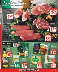 Gazetka promocyjna Edeka - Angebote der Woche - Gazetka - ważna od 18.03 do 18.03.2023 - strona 5 - produkty: Becher, bett, bio, braten, burger, butter, cheddar, deka, discount, eis, flasche, fleisch, grill, Heu, kotelett, lamm, lammkeule, lammkotelett, nuss, pizza, reis, rezept, rind, rindfleisch, saft, sahne, schlagsahne, Ti, toast, top-preis, whiskey, Yo, ZTE