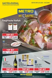 Gazetka promocyjna Metro - GastroJournal - Gazetka - ważna od 24.01 do 24.01.2024 - strona 1 - produkty: beutel, edelstahl, eier, eierspätzle, filet, filets, fisch, fische, Fischer, flasche, frizzante, frucht, früchte, früchten, getränk, getränke, La Gioiosa, messer, Metro, Palette, pfanne, pfannen, Rauch, Ria, Schere, Ti