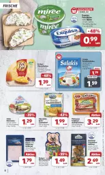 Gazetka promocyjna Combi - Prospekte - Gazetka - ważna od 14.09 do 14.09.2024 - strona 8 - produkty: Alpenhain, Becher, camembert, creme, dell, edelcreme, eis, elle, exquisa, exquisa frischkäse, fol epi, frikadellen, frischkäse, grill, Käse, käsescheiben, leine, Mett, milch, miree, pute, reinert, reis, salakis, schinken, Ti, wurst, würstchen, ZTE