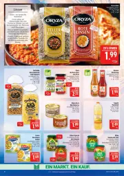 Gazetka promocyjna Marktkauf - Prospekt - Gazetka - ważna od 03.01 do 03.01.2026 - strona 18 - produkty: bio, eier, eintopf, eis, erbsen, flasche, grana, Granatäpfel, Hausmacher, hühner, keimöl, ketchup, Kühne, linsen, mac, mais, natur, natura, nudel, oryza, pasta, Pasta Sauce, peperoni, Peroni, pesto, Rana, reis, ring, salat, sauce, teigwaren, Ti, topf, trauben, wein, wurst, ZTE