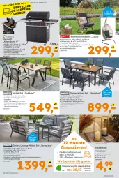 Gazetka promocyjna  - Gazetka - ważna od 25.05 do 25.05.2024 - strona 7 - produkty: armlehnen, Bau, cin, dekoration, eis, gasgrill, grill, grillfläche, hängesessel, Holz, HP, kerze, kissen, korb, latte, möbel, piezo-zündung, reis, rel, Ria, Rückenkissen, rückenlehne, schlauch, sessel, Sofa, Stühl, Ti, tisch, tischplatte, Wanne, windlicht