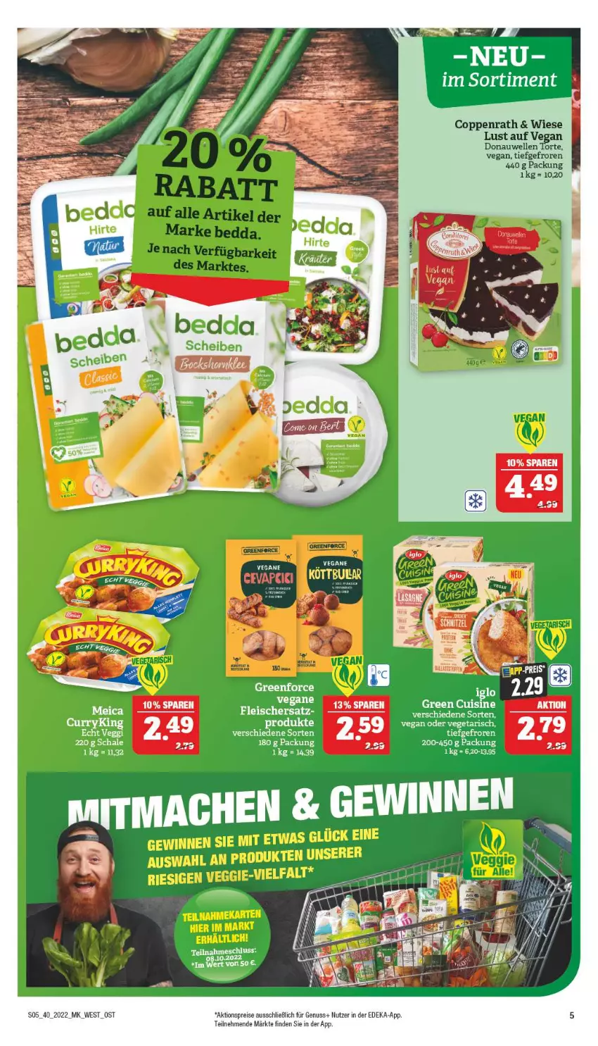 Aktueller Prospekt Marktkauf - Prospekt - von 02.10 bis 08.10.2022 - strona 9 - produkty: aktionspreis, coppenrath, curry, deka, Donauwellen, eis, elle, HP, meica, nuss, reis, Schal, Schale, Ti, torte, Vegeta