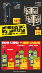 Gazetka promocyjna Marktkauf - Prospekt - Gazetka - ważna od 08.10 do 08.10.2022 - strona 43 - produkty: Becher, Becherovka, bier, eis, elle, flasche, gin, hero, rasierer, reis, steiner, teller, Ti, warsteiner