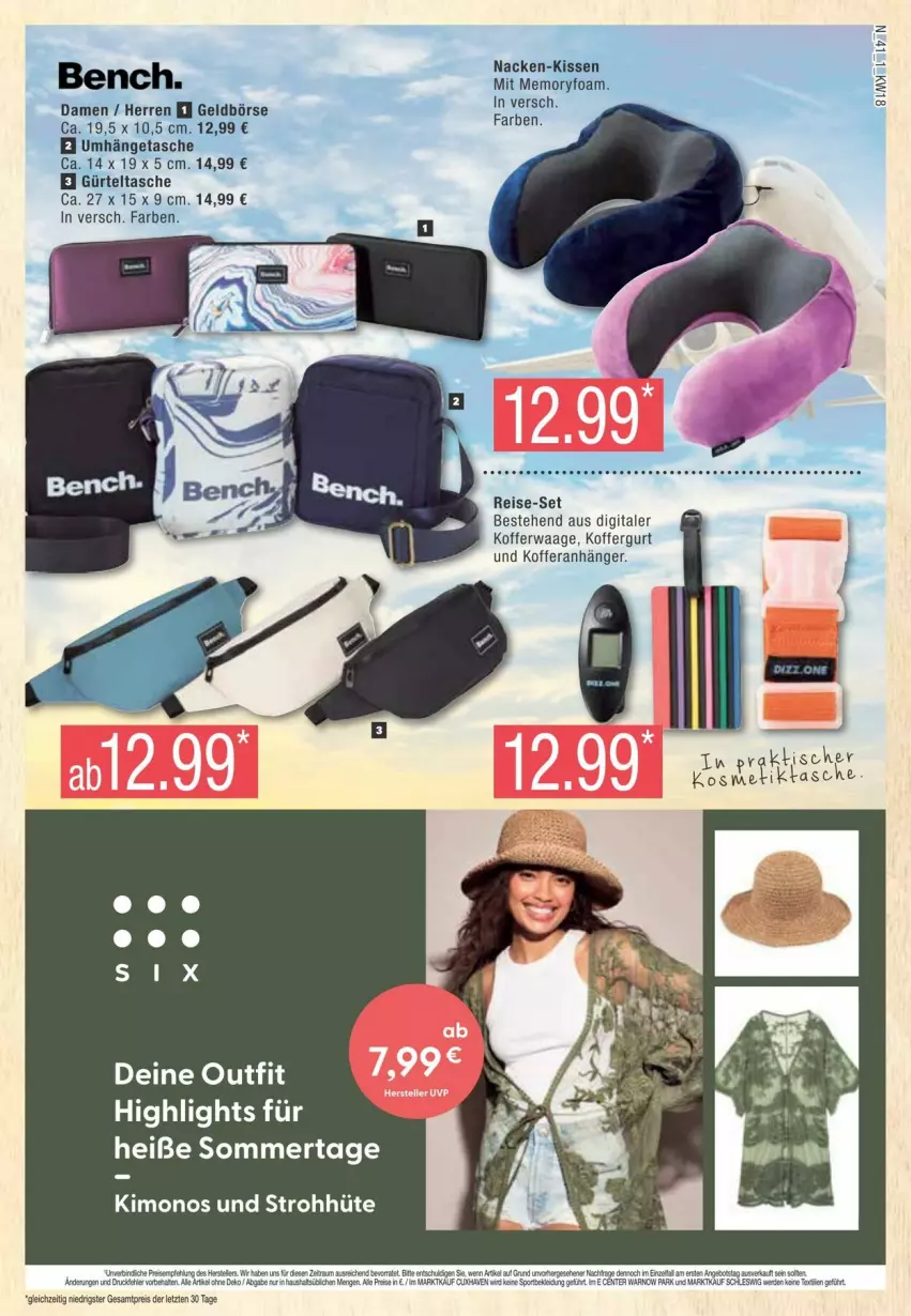 Aktueller Prospekt Edeka - Prospekte - von 27.04 bis 04.05.2024 - strona 41 - produkty: angebot, Anhänger, eis, ente, erde, Geldbörse, gürteltasche, kissen, koffer, Kofferwaage, reis, Tasche, umhängetasche, Waage, ZTE