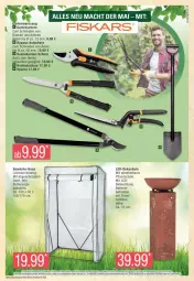 Gazetka promocyjna Edeka - Prospekte - Gazetka - ważna od 04.05 do 04.05.2024 - strona 33 - produkty: batterie, beleuchtung, blume, blumen, eis, ente, Garten, Gartenschere, heckenschere, rasen, reis, Schal, Schale, Schere, Spaten, Ti, timer, werkzeug, ZTE