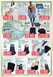 Gazetka promocyjna Edeka - Prospekte - Gazetka - ważna od 04.05 do 04.05.2024 - strona 40 - produkty: Bad, badeshorts, boss, bugatti, damen short, eis, Heu, Heumann, Kurzschaftsocken, reis, retroshorts, shirt, shorts, shorty, sleepshirt, slip, slips, sneaker, sneakersocken, socken, Sport, Ti, ZTE