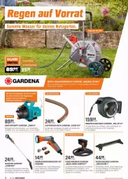 Gazetka promocyjna Obi - Prospekte - Gazetka - ważna od 12.06 do 12.06.2022 - strona 12 - produkty: adapter, aqua, auto, blume, blumen, brause, gardena, Garten, Gartenpumpe, mac, schlauch, Ti, tisch, Viereckregner, wasser