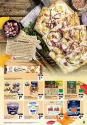 Gazetka promocyjna Edeka - Angebote der Woche - Gazetka - ważna od 14.10 do 14.10.2023 - strona 3 - produkty: Becher, Bergkäse, bio, braun, brie, champignon, champignons, champignons braun, crème fraîche, Dr. Oetker, eis, elsässer art, ente, flammkuchen, Flammkuchenteig, Käse, krone, kuchen, lachs, lamm, milram, nuss, pilze, reifen, reis, Ria, rwe, Schal, Schale, schinken, schmand, tante fanny, Ti, ZTE, zwiebel, zwiebeln